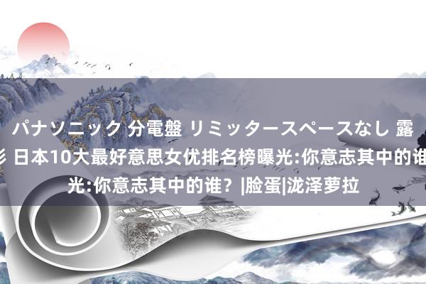 パナソニック 分電盤 リミッタースペースなし 露出・半埋込両用形 日本10大最好意思女优排名榜曝光:你意志其中的谁？|脸蛋|泷泽萝拉