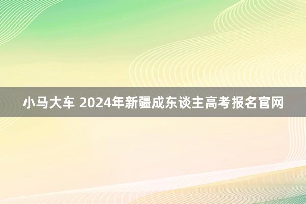 小马大车 2024年新疆成东谈主高考报名官网