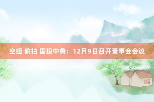 空姐 偷拍 国投中鲁：12月9日召开董事会会议